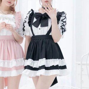 Frilly Tiered Suspender Skirt from DearMyLove